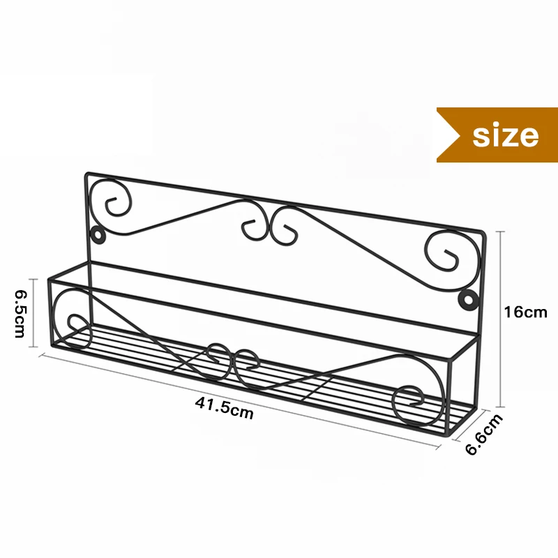 4 шт. стеллажи для хранения кухонные полки металлические бутылки специй