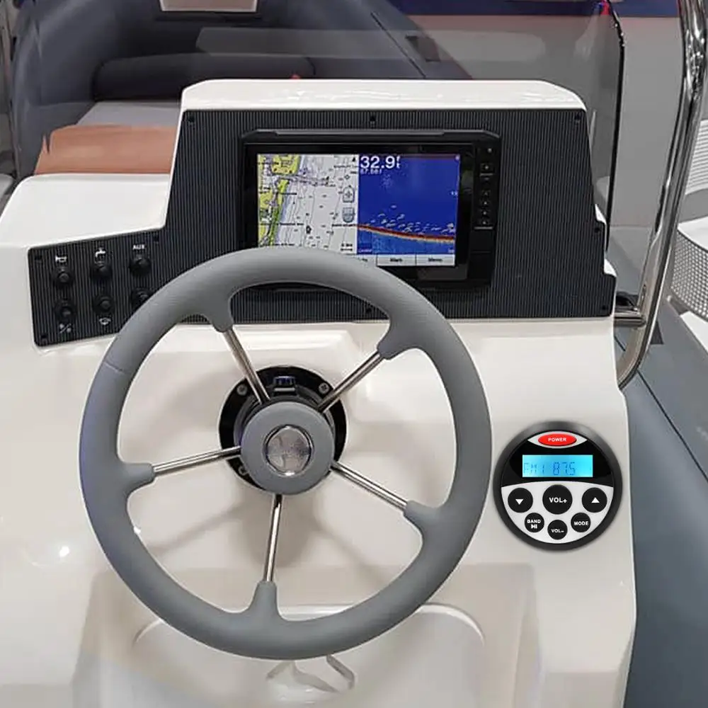 Водонепроницаемый Морской Стерео Bluetooth Радио Аудио FM AM приемник лодка