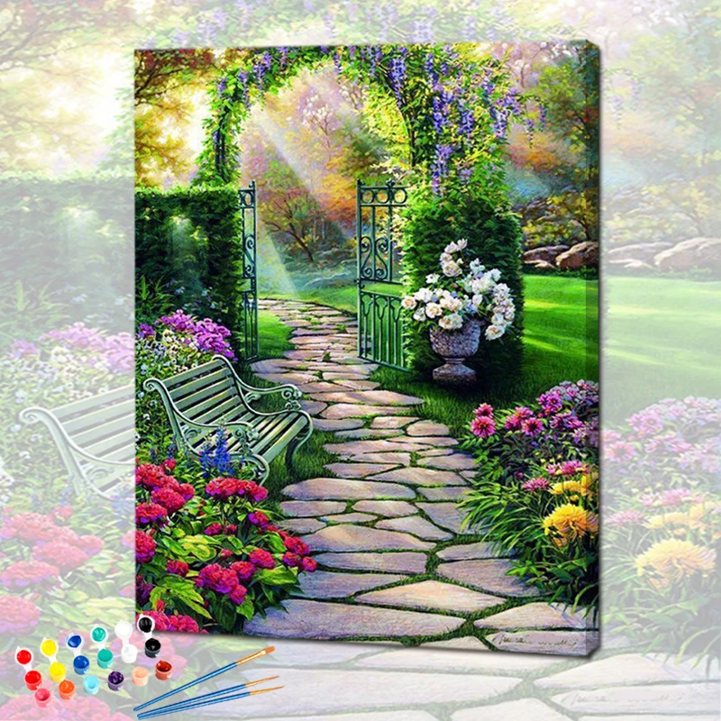 

Набор для рисования по номерам на холсте, 60x75 см, без каркаса