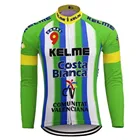 Тренировочная Джерси KELME, одежда для велоспорта, одежда для велоспорта, Мужская зимняя одежда с длинным рукавом
