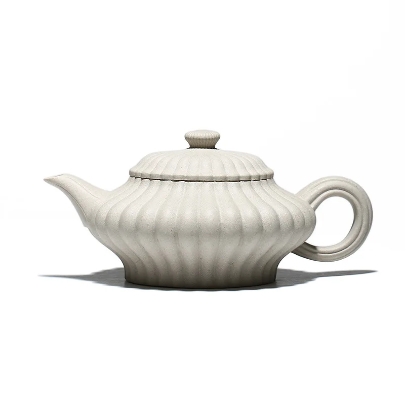 

Zisha teapot lihaiyan JULEI water flat teapot raw ore baiduanni teapot pure handmade goods