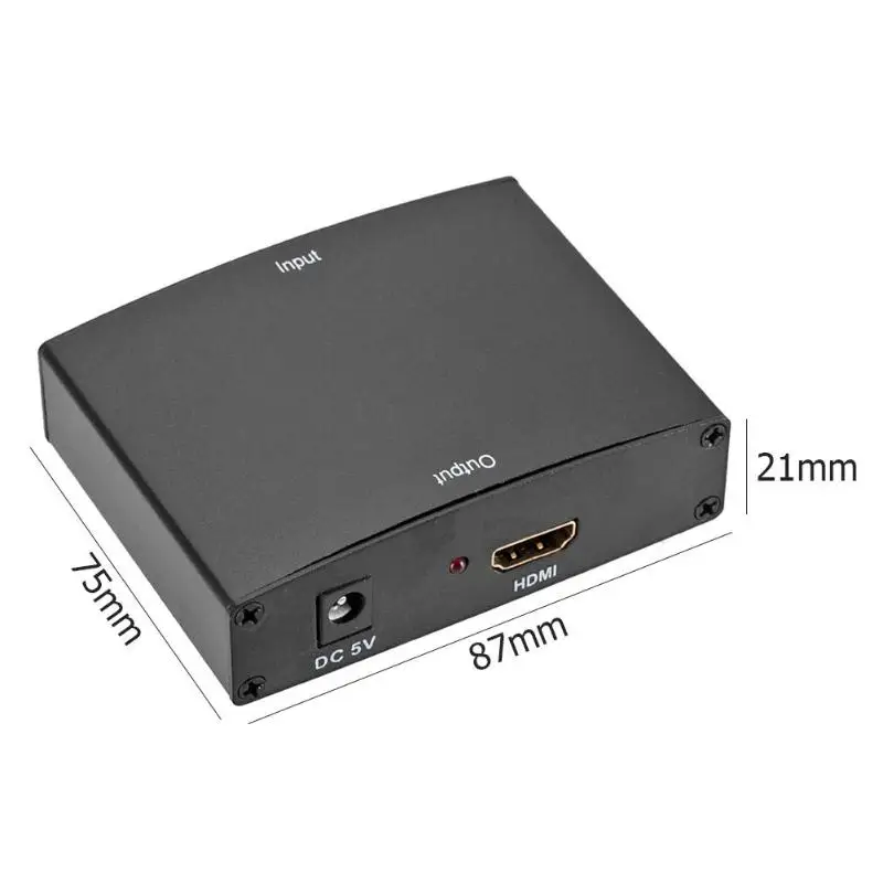 ALLOYSEED YPBPR к HDMI 1080P RGB YPbPr Компонентный видео конвертер с R/L аудио адаптер для ТВ ПК DVD