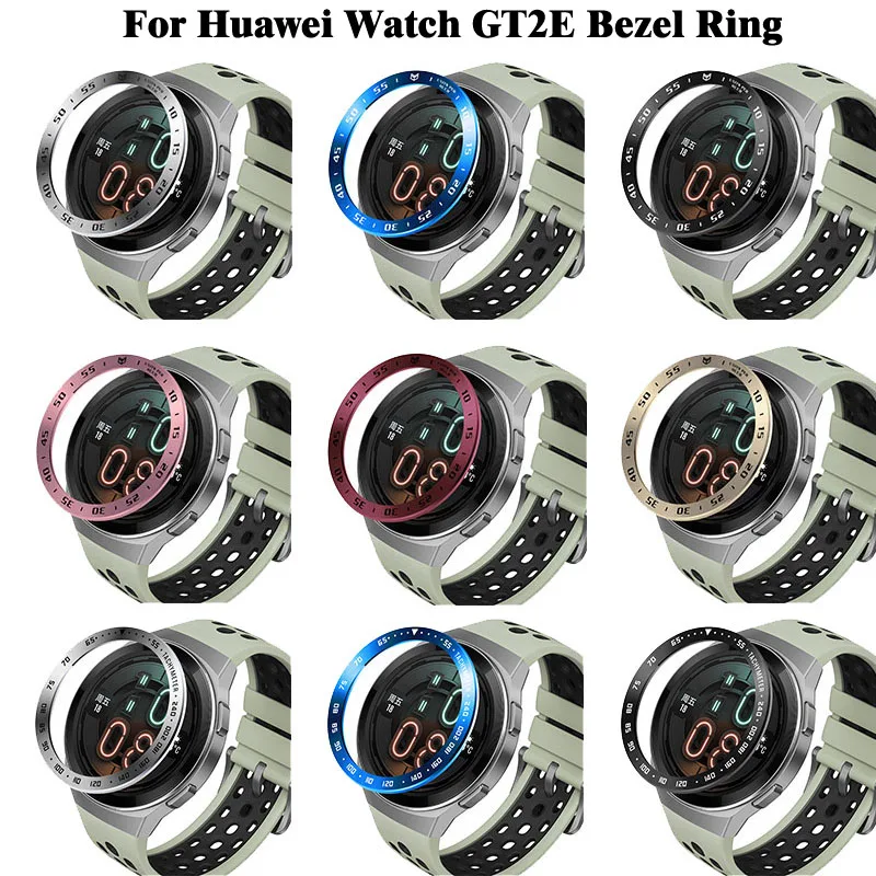 

Стайлинг-БЕЗЕЛЬ для Huawei Watch GT2E, классический Безель-кольцо, клейкая крышка, защита из нержавеющей стали для Huawei Watch GT 2E