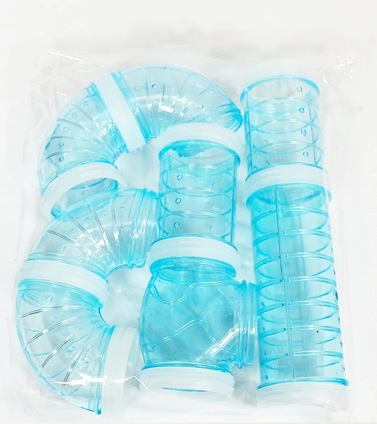 

Hamster Pipe Plastic Training Playing Tools DIY External Tunnel Hamster Toys Multifunctional Hamster Cage Accessories