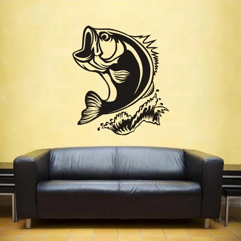 Go рыболовная Наклейка на окуня ведро снасти магазин рыболовных крючков наклейка