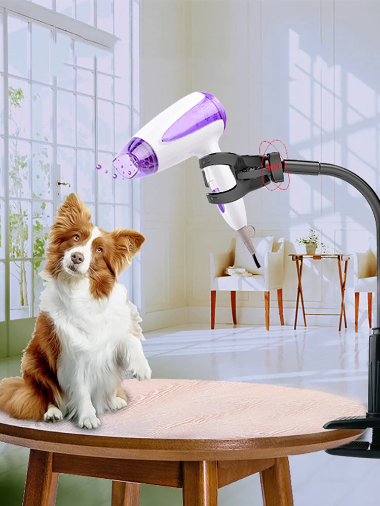 360 градусов стрижка кошек и собак фен кронштейн зажим держатель для домашних