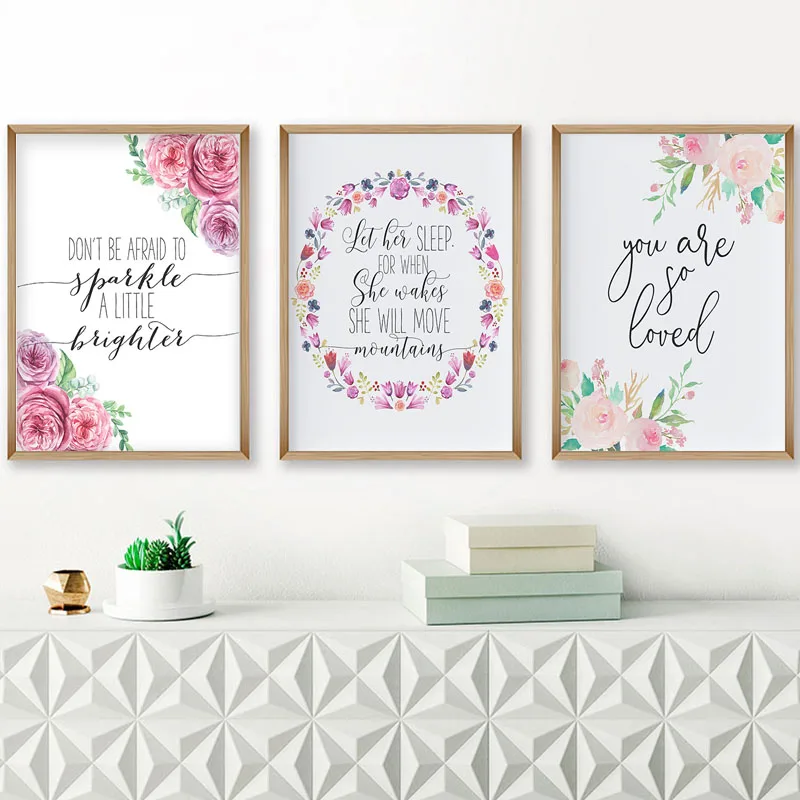 Настенная картина с акварелью минималистичные флоры плакаты и принты