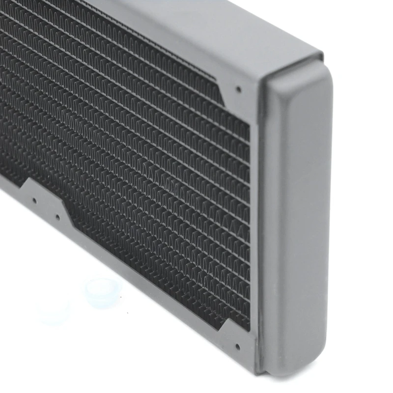 

FREEZEMOD TSRP-TW240 240mm Computer Water Cooling Copper Radiator 14 Flat Tube Single Layer Copper Fin for 12cm Fan for Cpu Heat