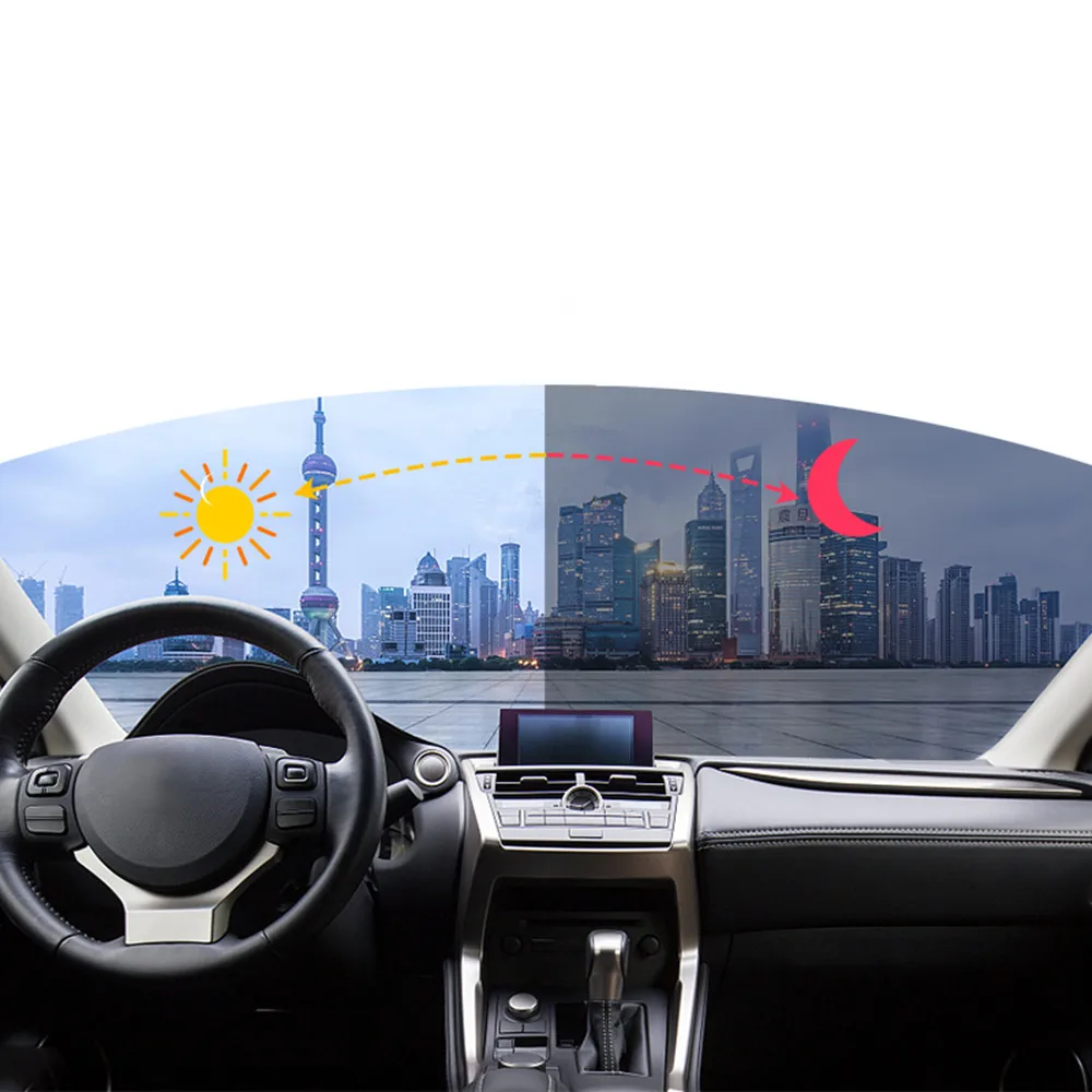 Фотохромные пленки для автомобиля Тонировка окон от солнца с оптическим