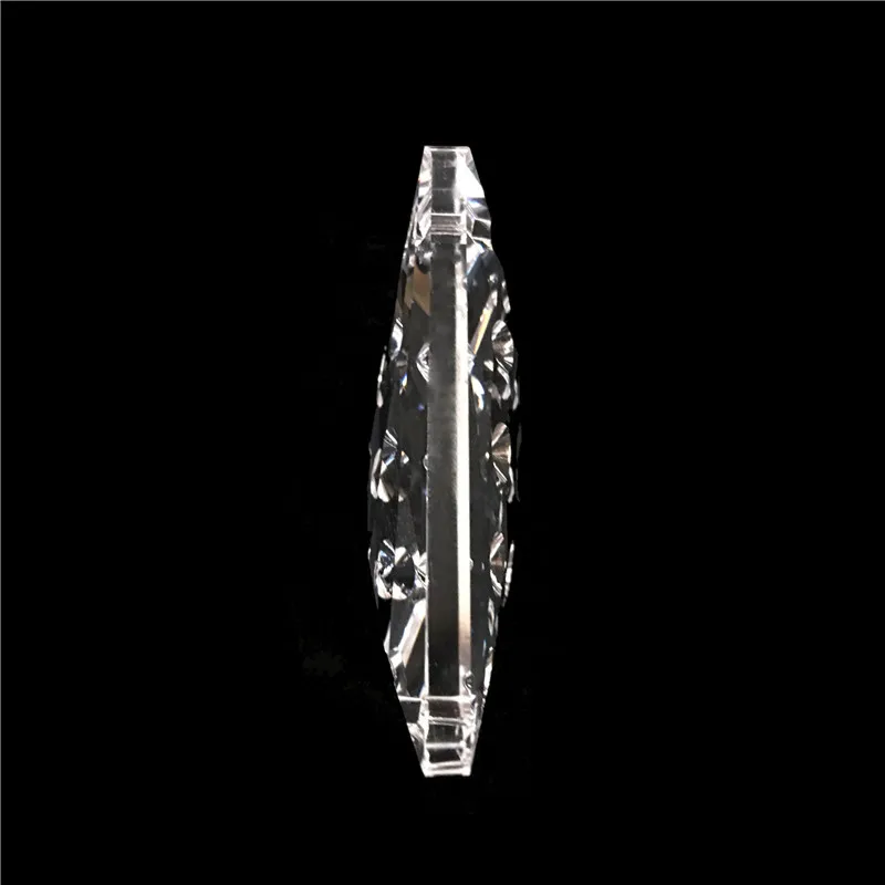 Прозрачные Висячие капли для люстры 2 отверстия новый стиль 30x50 мм 10 шт.