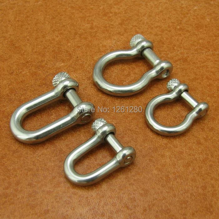 Нержавеющая сталь D кольцо Пряжка подковы брелок Крюк ремень сумка для ключей