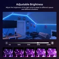Светодиодная лента Suntech с Wi-Fi, светодиодные лампы SMD5050, совместимые с Alexa,Google Home, умные Меняющие цвет веревочные огни для украшения