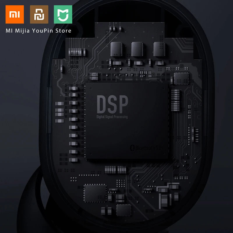 Xiaomi Redmi Airdots TWS Bluetooth наушники стерео бас AI управление 5 0 Eeaphones с микрофоном ручной