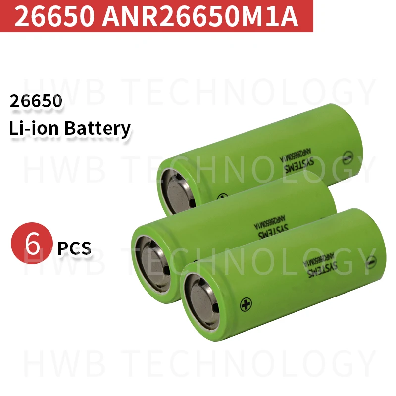6 шт./упаковка аккумуляторные батареи 3 2 В 2500 мАч 26650 дюйма|cars cars|tool tooltools cordless |