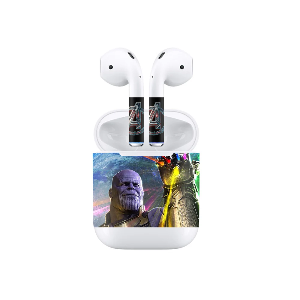 15 Накладки на наушники, наклейка для наушников AirPods, накладка на наушники для Apple AirPods, защитная виниловая, устойчивая к царапинам, декоративная, для A1602 - Цвет: 15