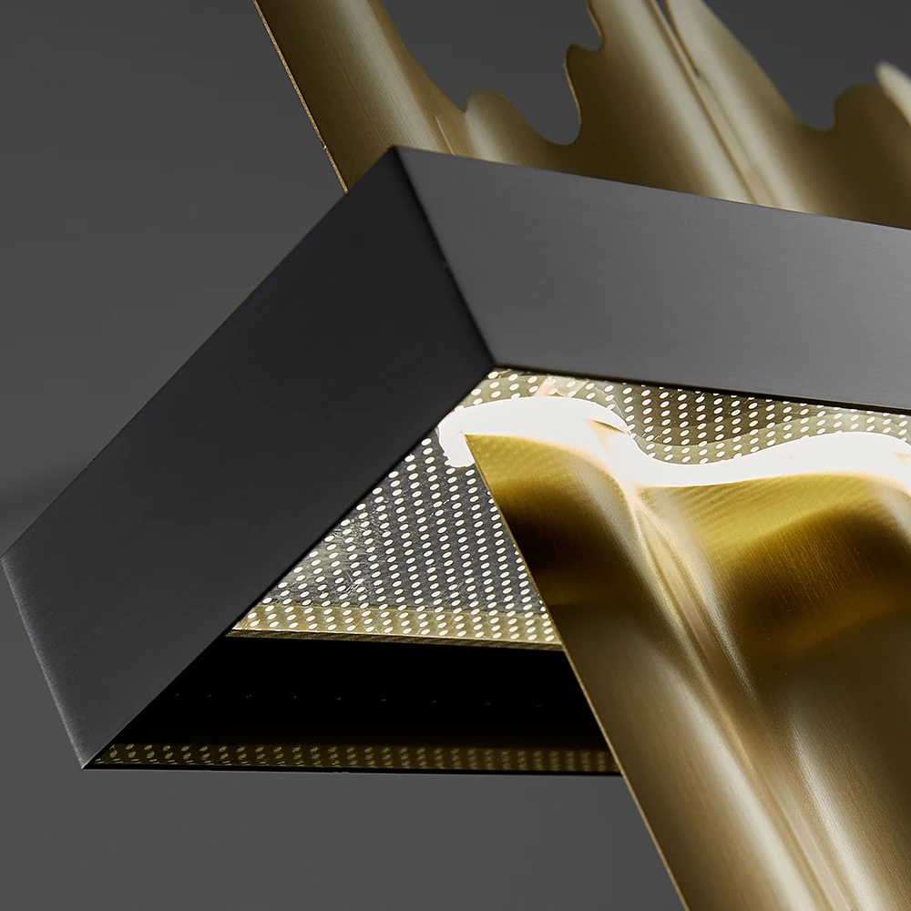 YOOGEE Современные Люстры дизайнерские Позолоченные ювелирные изделия люстра