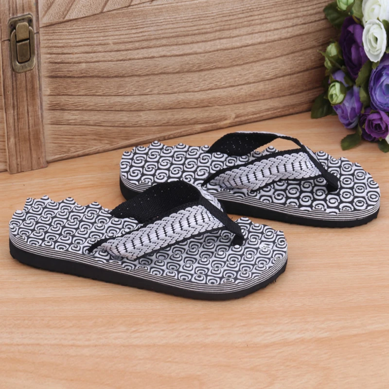 

2020 Slippers Men Home Summer Comfortable Massage Flip Flops Shoes Sandals Male Slipper Indoor & Outdoor Flip-flop Flat Shoes