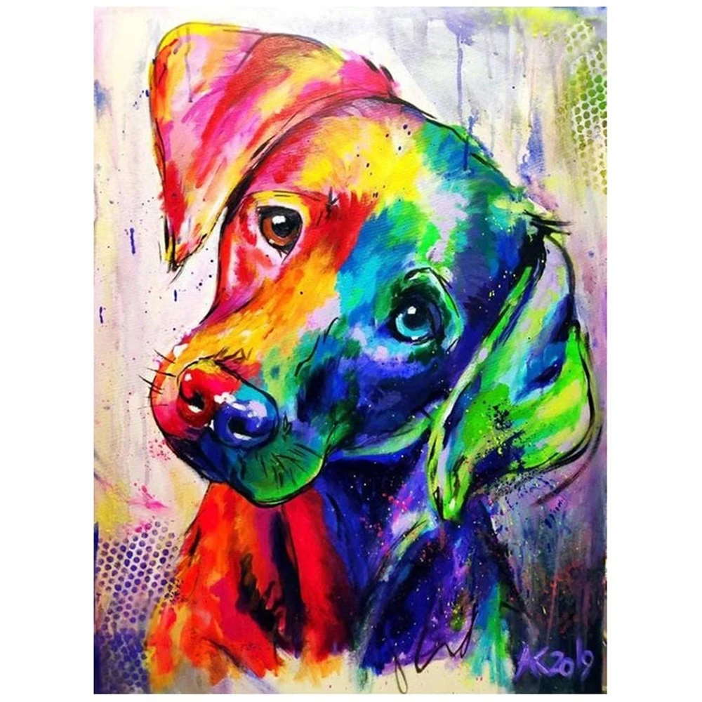 

Животные собака Лабрадор DIY полная картина мозаика Вышивка Полный комплект Рождественский подарок домашний декор живопись