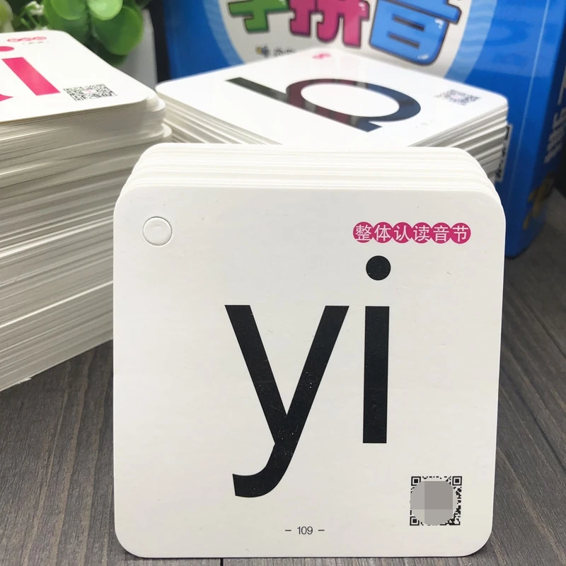 

New 216pcs/set Early Education Baby Preschool Learning Chinese Pinyin cards First grade textbook Initial consonant for kids