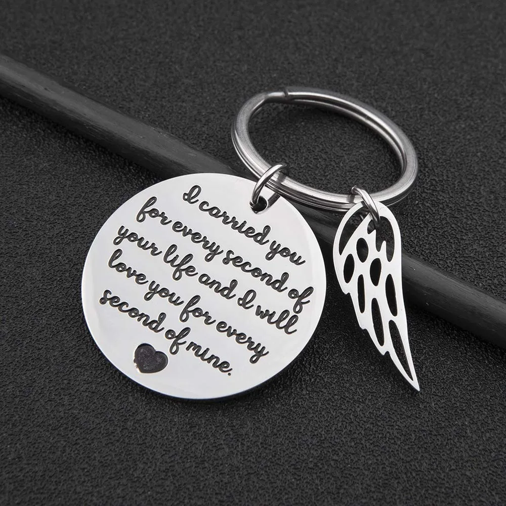 Memorial Gift Remembrance Keychain Loss of Baby Infant Child Miscarriage Keepsake Charm Pedant Jewelry Sympathy Gifts | Украшения и