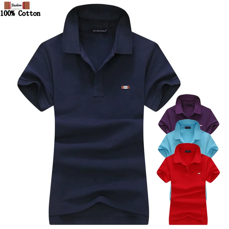 Женские летние рубашки поло с коротким рукавом повседневные женские топы из 2020