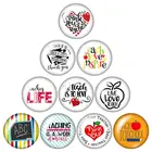 Новый преподаватель любви inspire 10 шт. 12 мм18 мм20 мм25 мм Круглый Фото стеклянный кабошон демонстрационный плоский задний материал