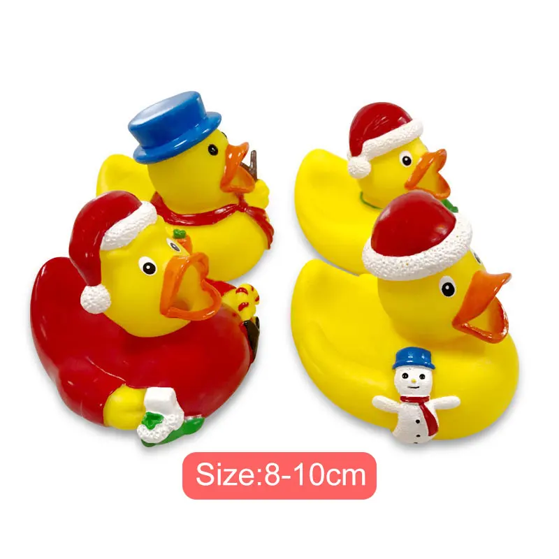1 шт. детские игрушки для купания с кричащей уткой 4 формы сжимающая звучащая