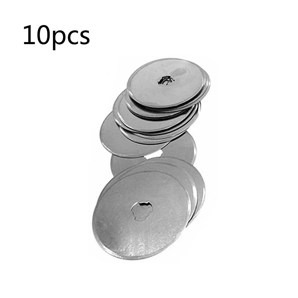 10 шт. 45 мм круговой режущий вращающийся нож для лоскутного шитья ткани кожи