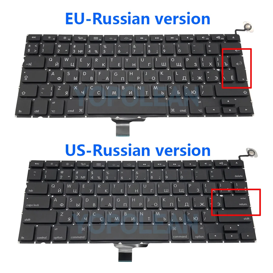 Сменная клавиатура для Macbook Pro 13 дюймов A1278 2009-2012 лет | Компьютеры и офис