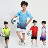 boys football jerseys sets kid soccer kits shirt clothes children futebol uniform custom kid tracksuit soccer training suits