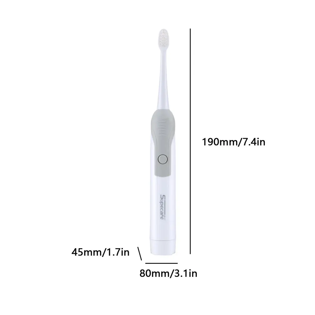 

Sonic Electric Toothbrush Portable Travel Ultrasonic Automatic Smart Tooth Brush Rechargeable Waterproof With 3 Brush Heads