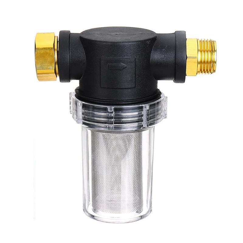 40 Mesh Garden Hose Filter Attachment For Pressure Washers Pump Inlet 3/4 Inch Connector Accessories |