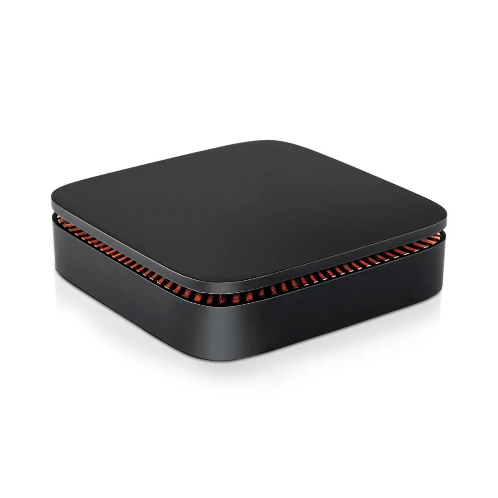 Мини ПК AK1 Intel Celeron Apollo Lake J3455 четыре ядра Windows 10 4 Гб ОЗУ 32 ПЗУ SATA SSD HDD двойной дисплей