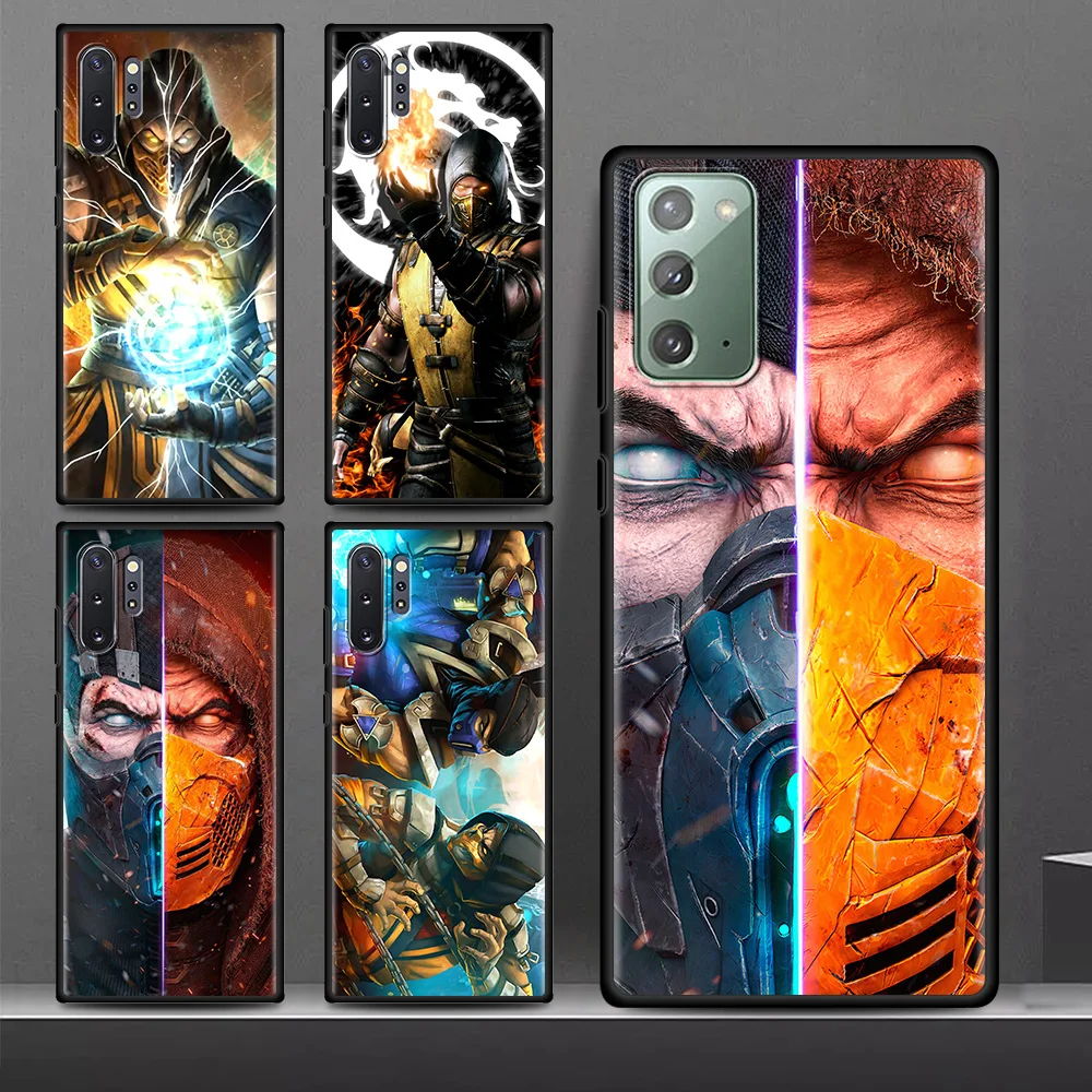 

Game Mortal Kombat Case for Samsung Note 10 Plus 10Lite 9 20 Ultra 8 Phone Capa for Galaxy M31 M31s M51 M30s Matte Soft Funda