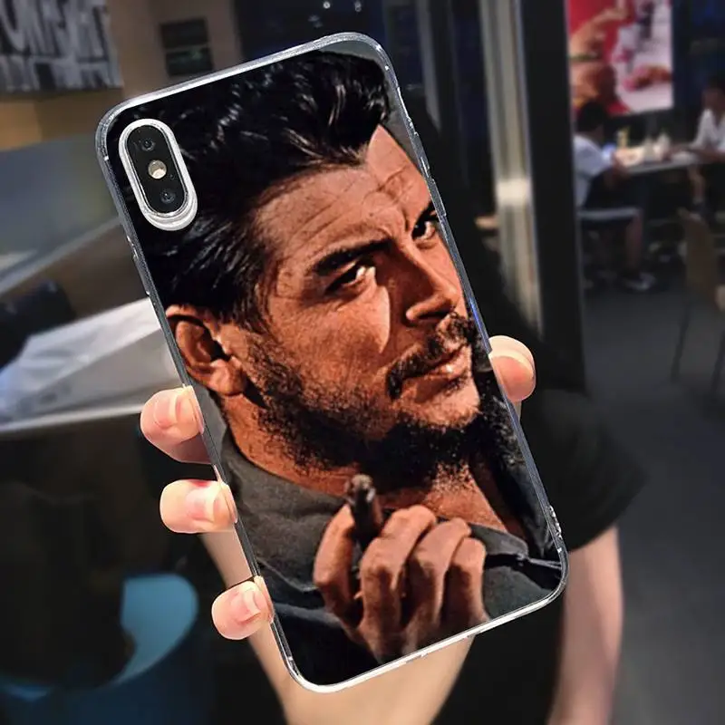 

guevara Marxist Revolutionary Phone Case Transparent for iPhone 6 7 8 11 12 s mini pro X XS XR MAX Plus