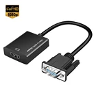 VGA к совместимому с HDMI конвертер адаптер Выход HD 1080P Full HD с аудио VGA ТВ видео из AV в HD ТВ видео кабель конвертер адаптер для ТВ ПК