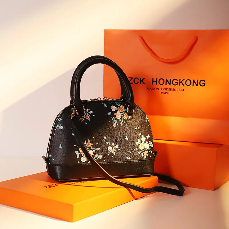 

2021 New Fashion 100% Genuine Leather High Quality Printing Shell Bags for Women Luxury Brand Designer Purses and Handbags Cc Gg