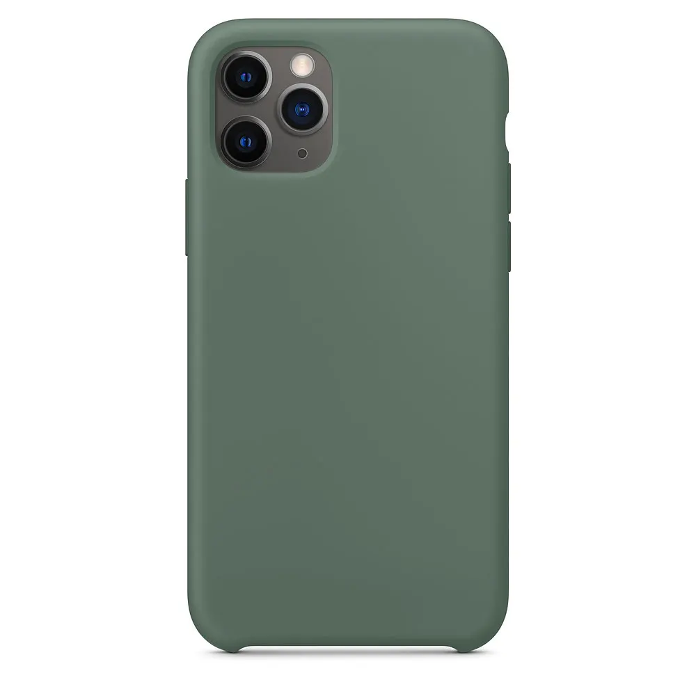 Жидкий силиконовый чехол для Apple iPhone 11 Pro Max X XS XR 8 Plus 7 6 6S телефона с оригинальным