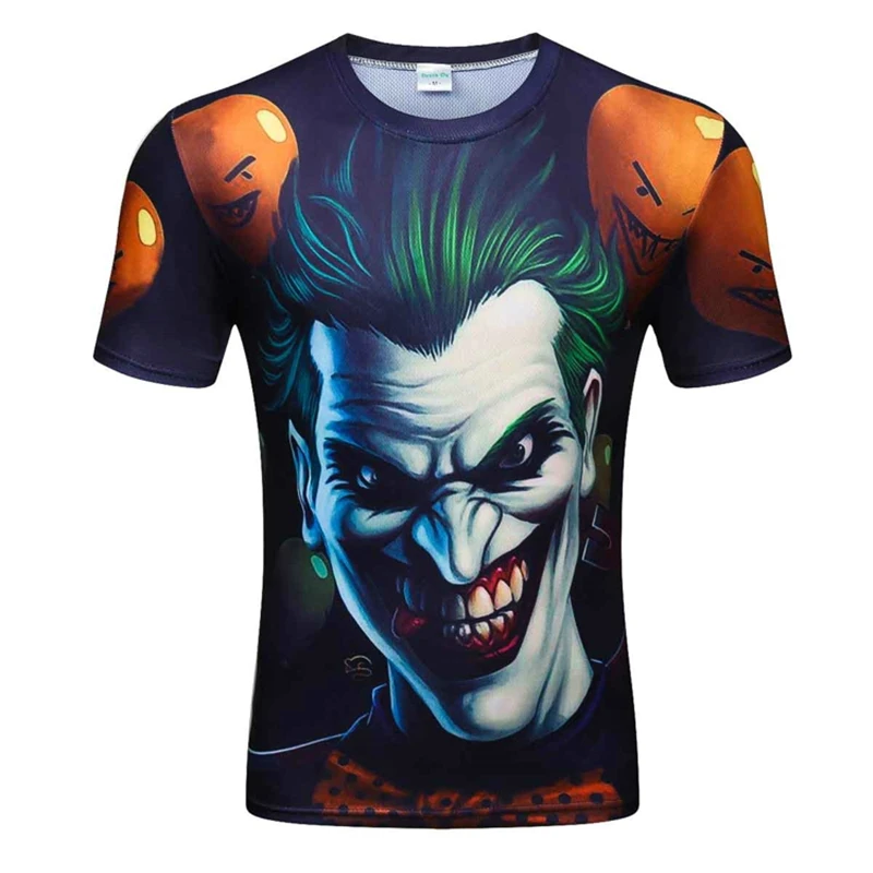 

3d Mesh Men's short-sleeved t-shirt round collar multi-print 2021 a generation hair