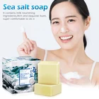 100g Морская соль мыло Уход за лицом мыть основе мыло увлажняющий морская соль козье молоко чистый мыло мягкий, не раздражает кожу для удаления прыщей