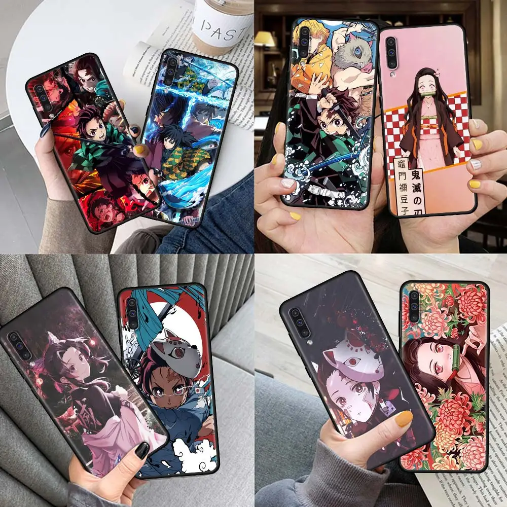 

Demon Slayer Kimetsu No Yaiba Case for Samsung A50 A51 A70 A71 A21s Phone Cover For Galaxy A10 A20e A30 A40 A20s A10s Coque
