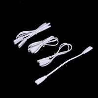 led tube lamp connected cord flexiable connecting cable t4 t5 t8 light connector single and double ended tandem plug wires