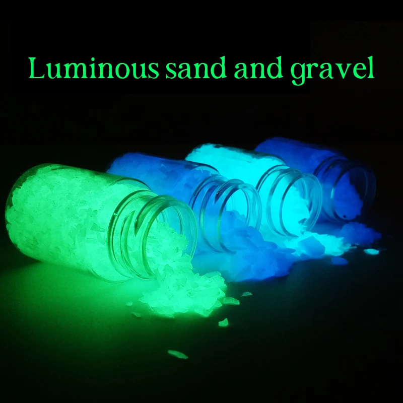

Glow Gravel Luminous Noctilucent Sand Fish Tank Aquarium Fluorescent Particles Gift 10g Party Decoration DIY Glow in the Dark