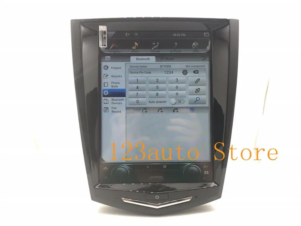 10 4 ''вертикальный экран Tesla Style Android 9 0 автомобильный DVD GPS плеер Радио Навигация