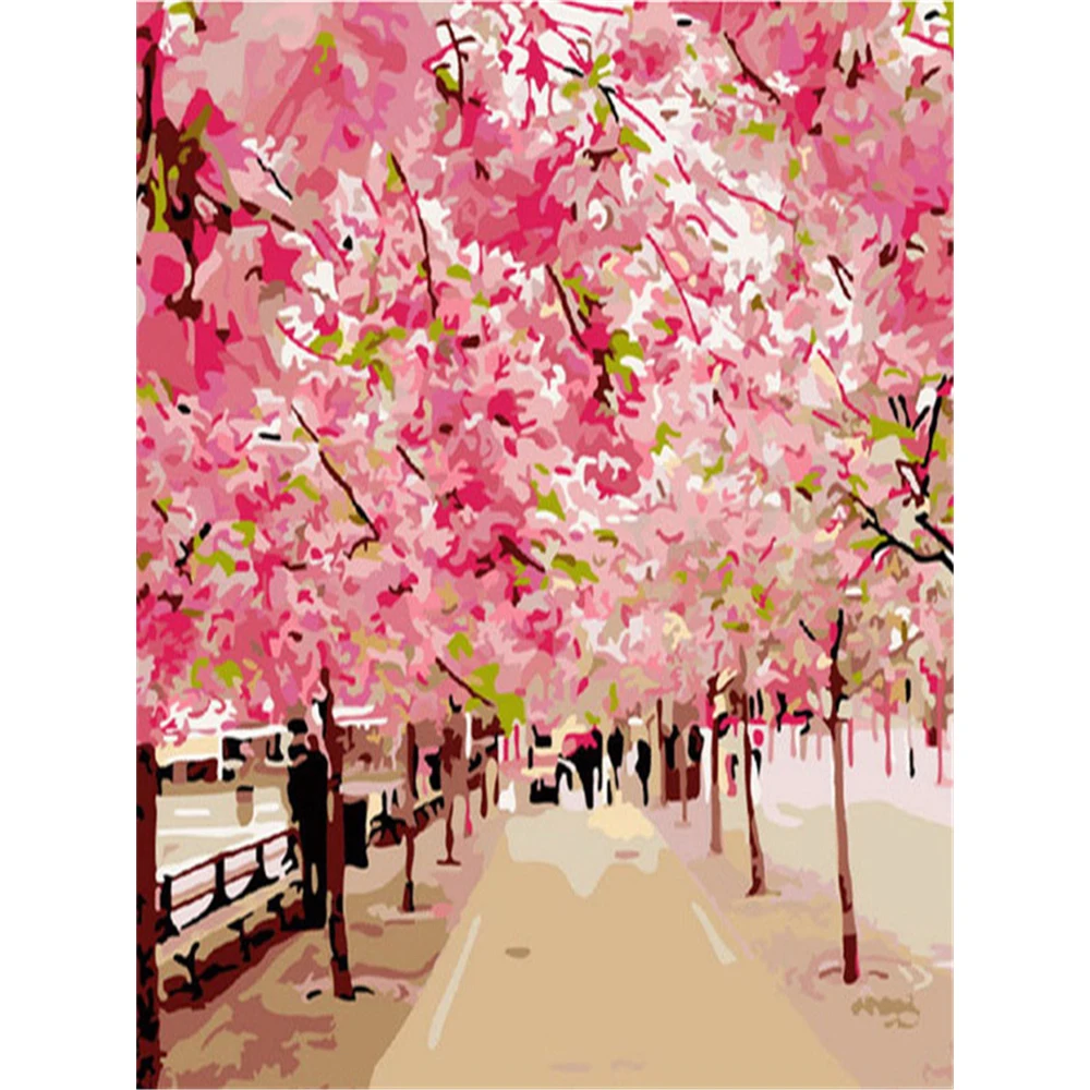 

Landscape Scenery DIY Cross Stitch 11CT Embroidery Kits Needlework Craft Set Printed Canvas Cotton Thread Home Sell