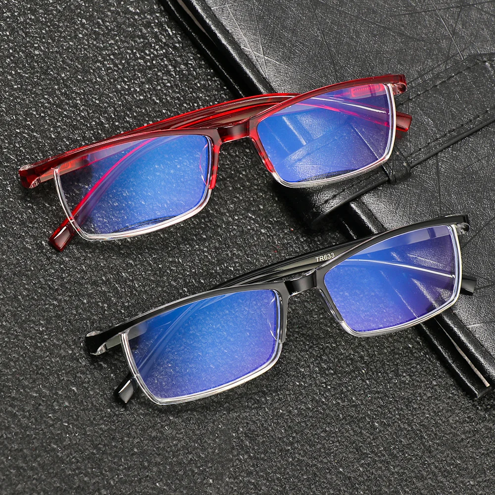 

+1.00~+4.00 Unisex Ultralight Portable Anti Blue Light Reading Glasses High Definition Presbyopia Eyewear PC Frames Vision Care