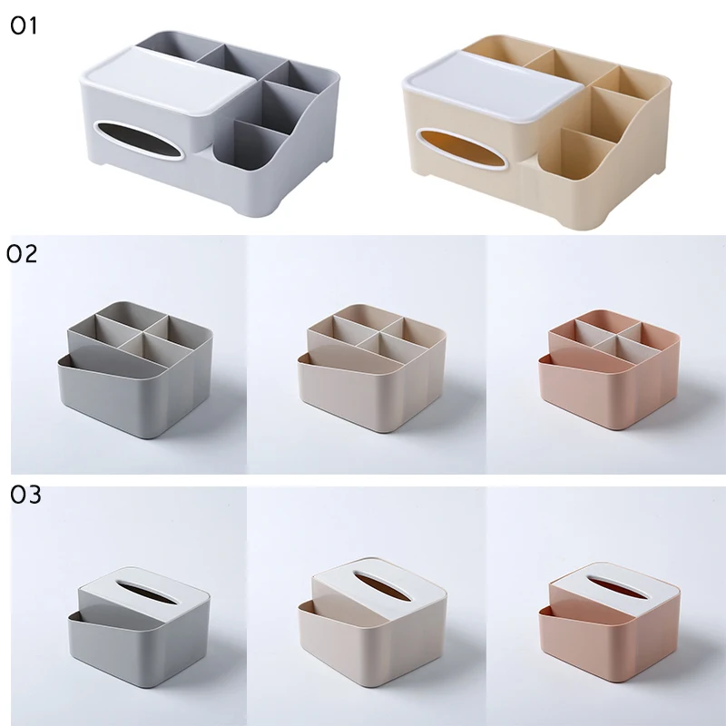 Косметический Органайзер коробка для салфеток Офисная хранения настольный
