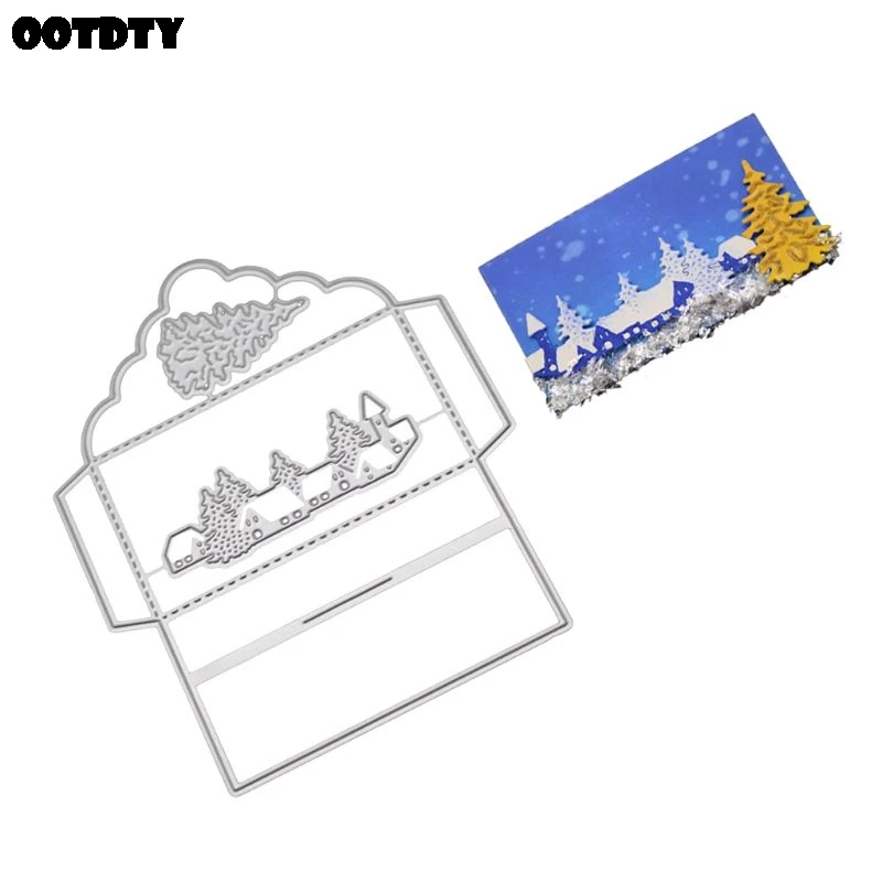 

Рождественский конверт, металлические Вырубные штампы, искусство, фотобумага, карточка, художественное тиснение, Ремесла, Декор, новинка 2020