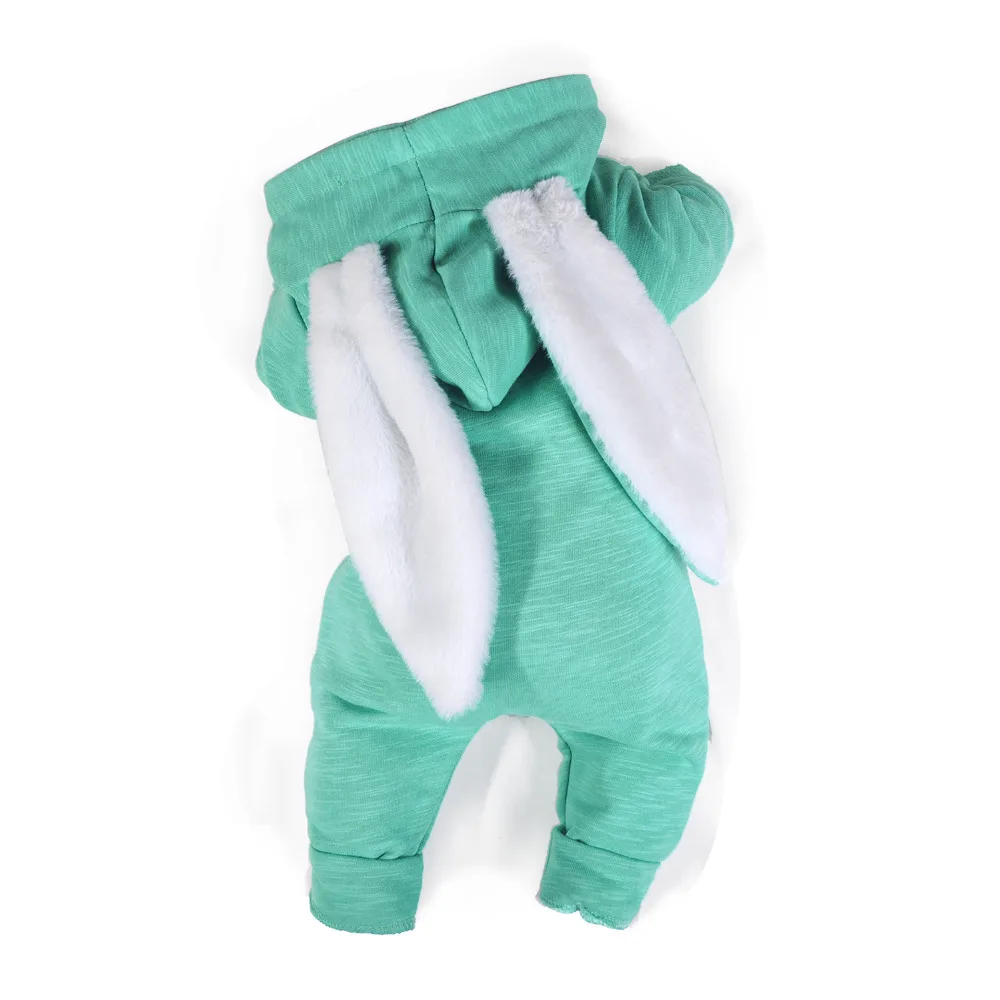 Худи кролик для маленьких мальчиков и девочек Комбинезон|Толстовки кофты| |