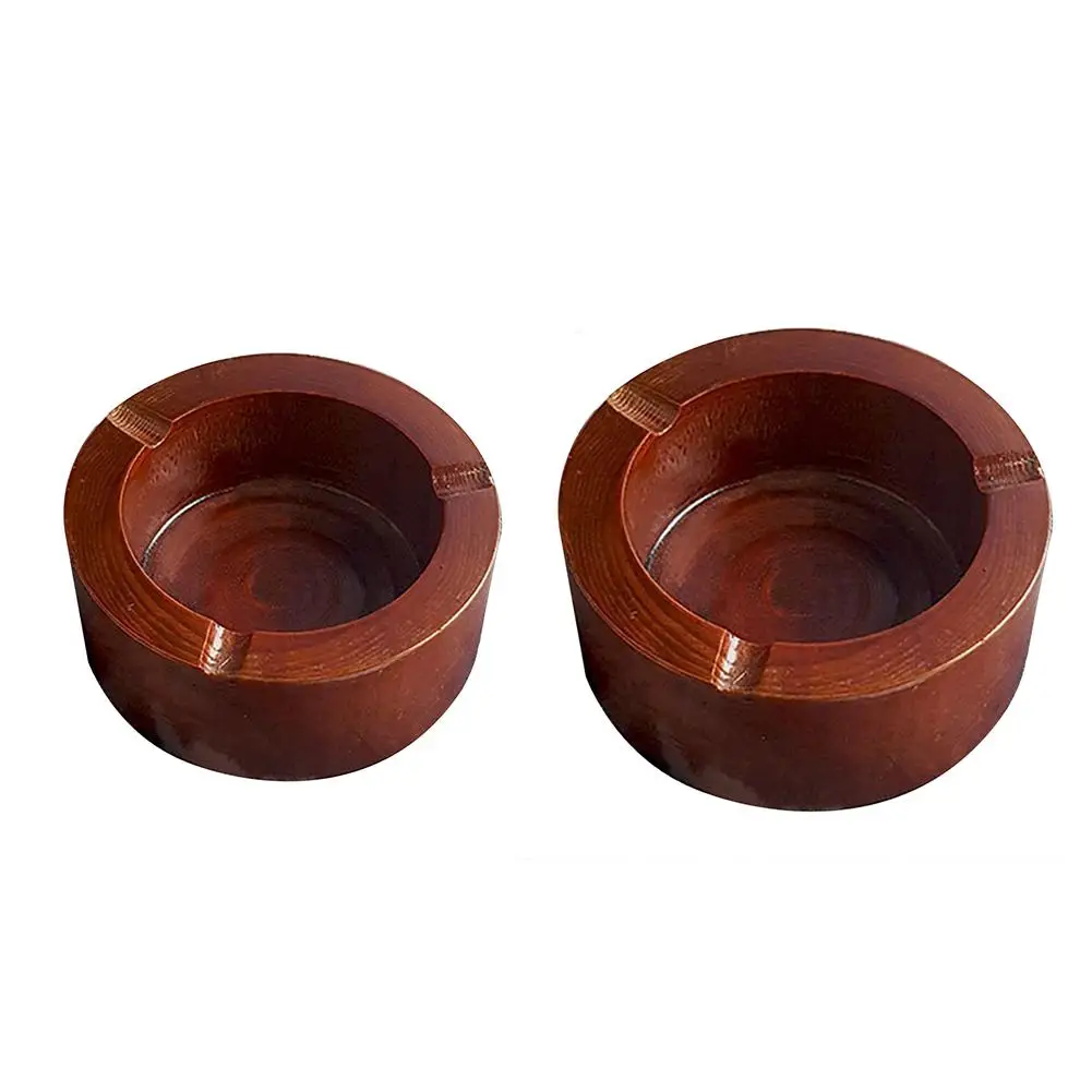 Твердая деревянная пепельница ручной работы Уникальная ювелирные изделия